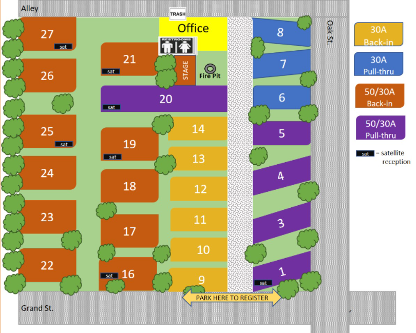 map of rv park